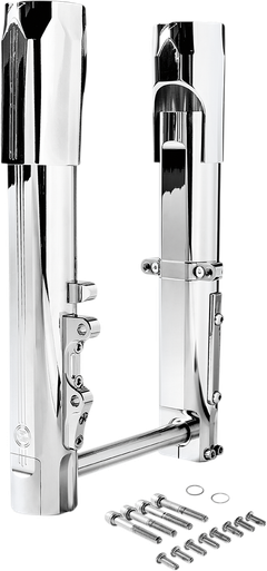 PERFORMANCE MACHINE (PM) Lower Fork Leg - Chrome - Single Disc 0208-2174-CH