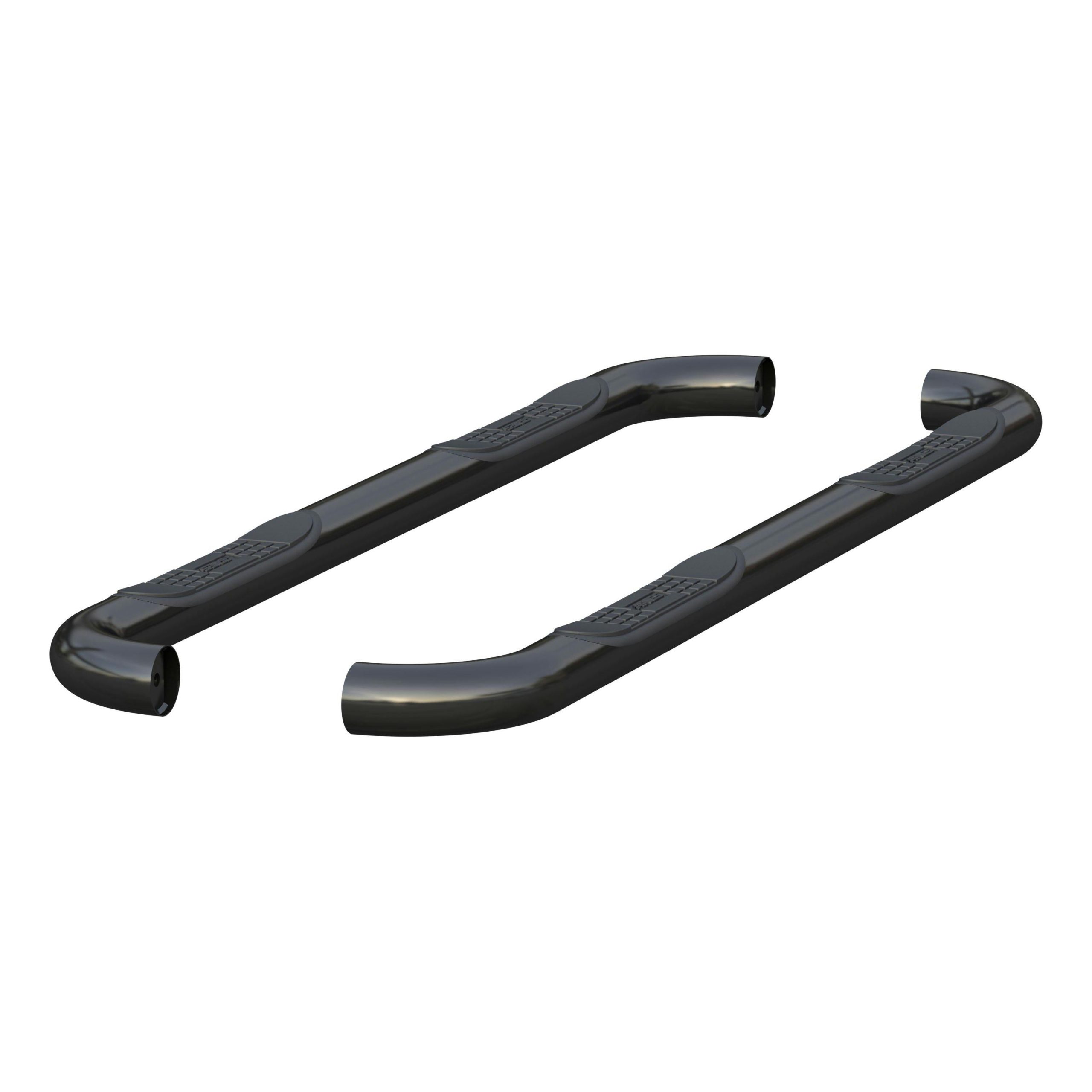 ARIES 215040 3" Round Black Stainless Side Bars, Select Dodge, Ram 1500