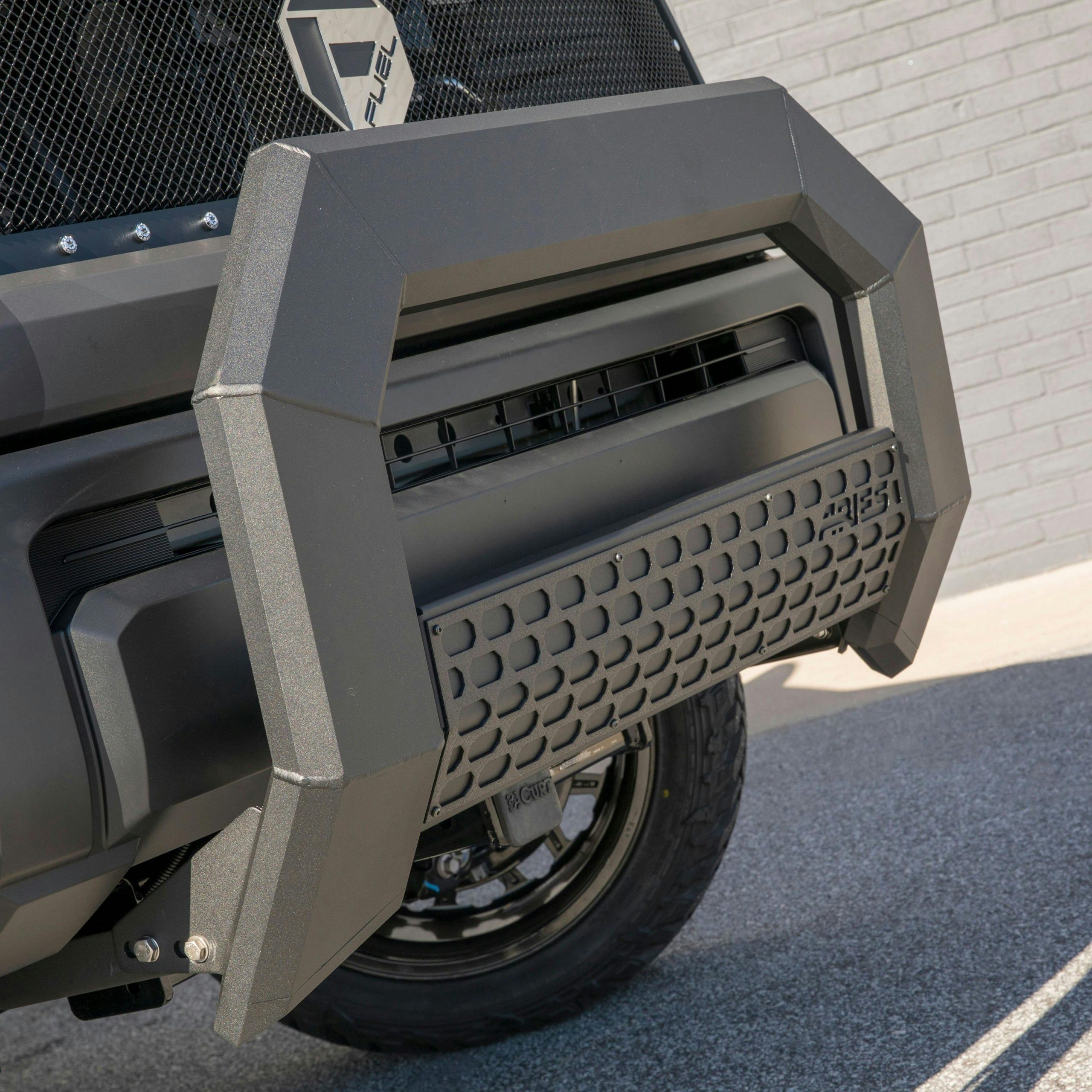 ARIES 2165002 AdvantEDGE 5-1/2in. Black Aluminum Bull Bar; Select Ram 1500 New Body
