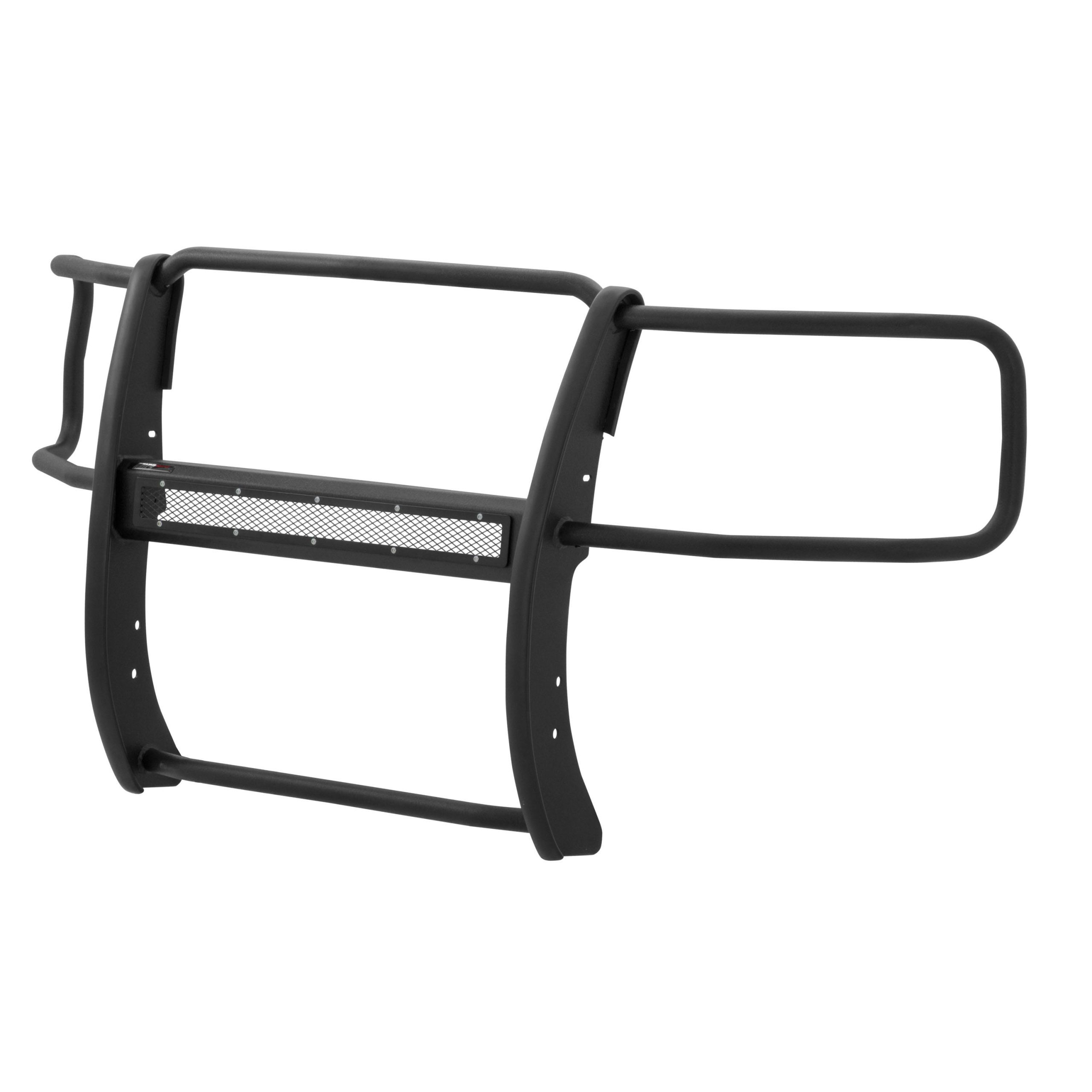 ARIES 2170024 Pro Series Black Steel Grille Guard with Light Bar, Select Chevy Silverado 1500