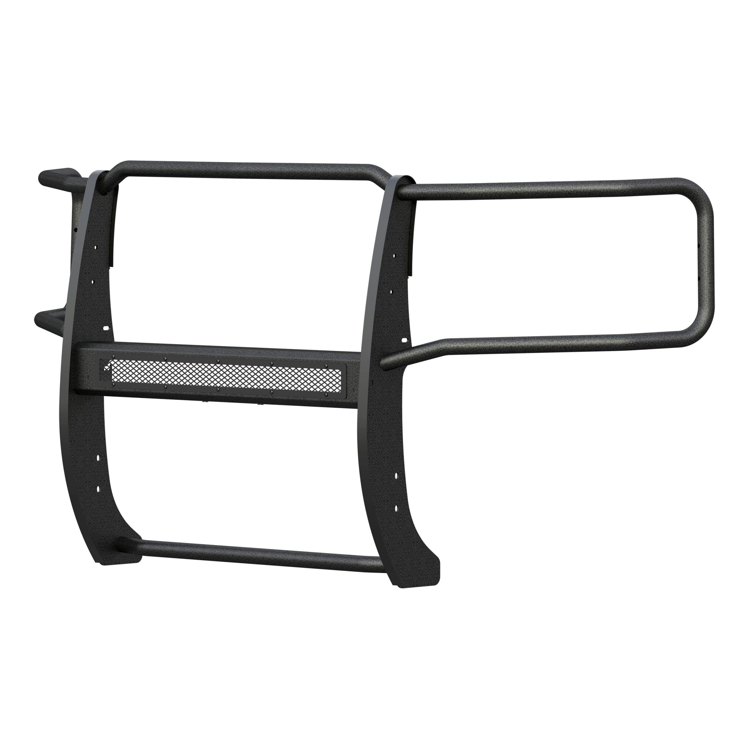 ARIES 2170020 Pro Series Black Steel Grille Guard with Light Bar; Select Silverado 2500; 3500