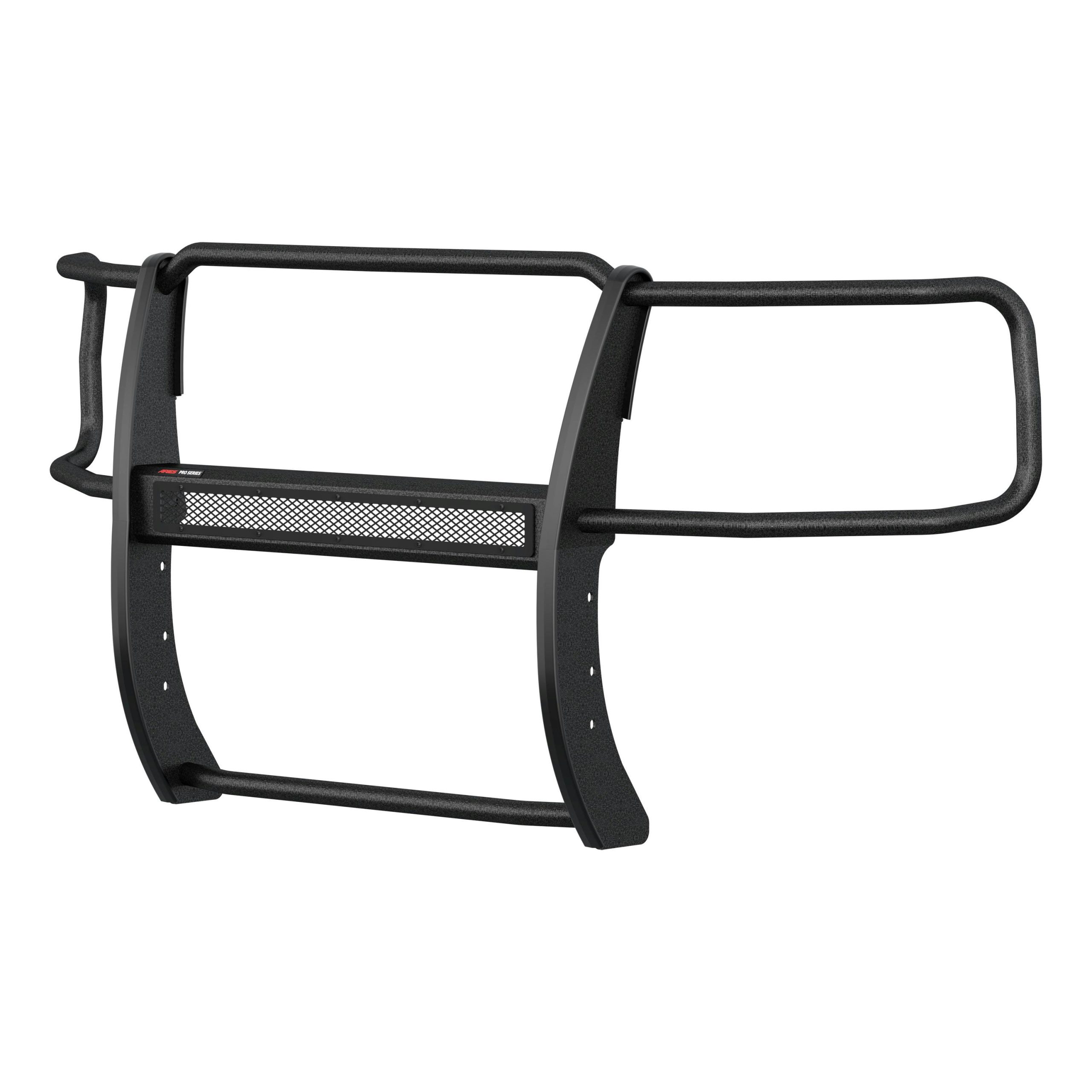 ARIES 2170030 Pro Series Black Steel Grille Guard with Light Bar, Select Chevy Silverado 1500