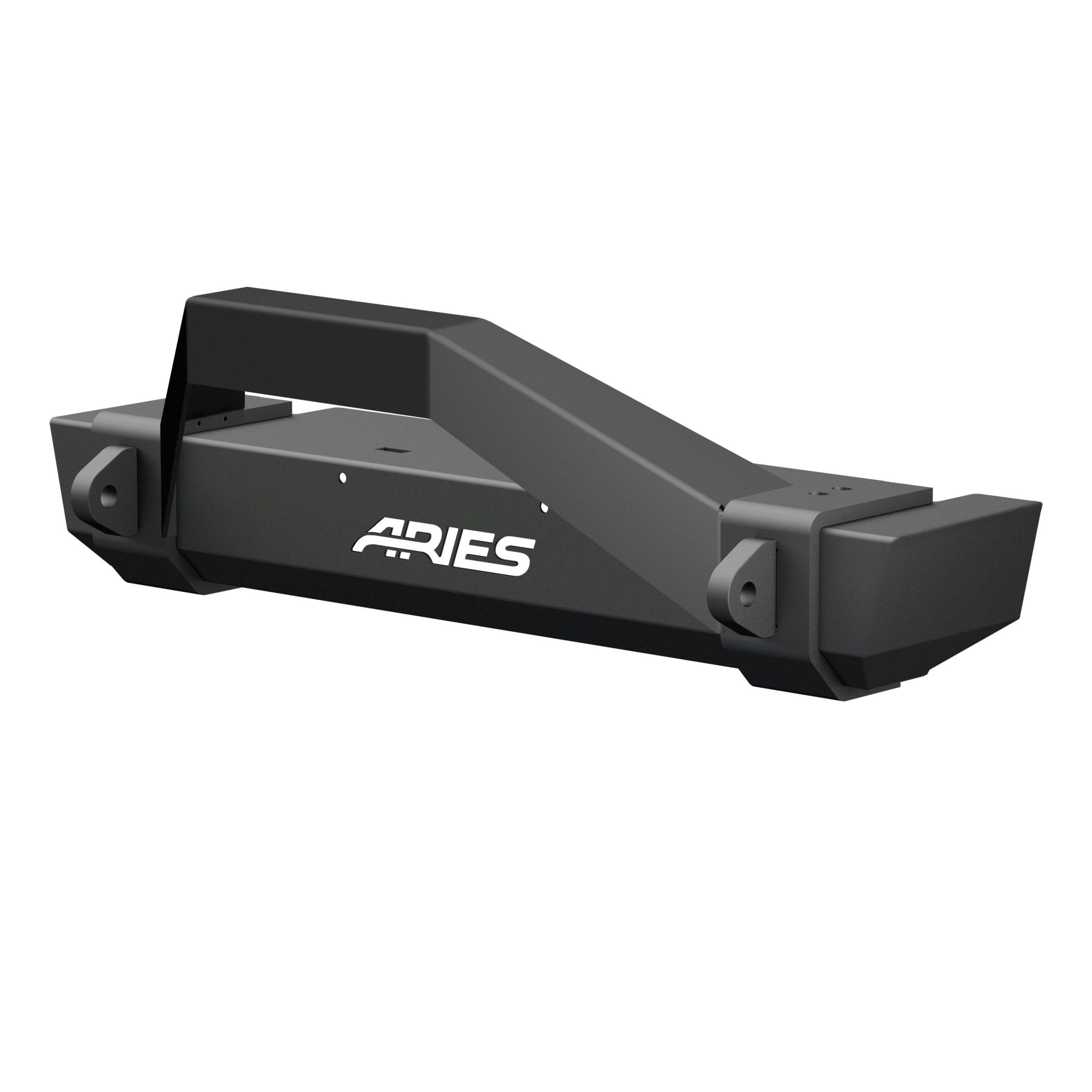 ARIES 2186001 TrailCrusher Jeep Wrangler TJ Steel Front Bumper with Brush Guard, 9.5K