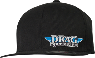 THROTTLE THREADS Drag Specialities Flat Bill Hat DRG23H12BKOR