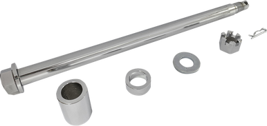 DRAG SPECIALTIES Axle - Rear - Chrome - '00-'01 FLT W16-0348