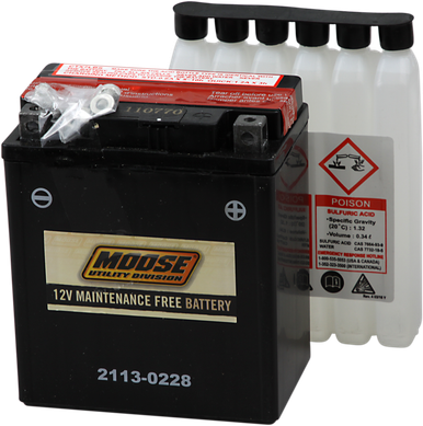 MOOSE UTILITY AGM Battery - YTX7L-BS MTX7L-BS