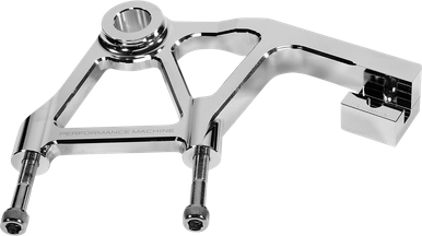 PERFORMANCE MACHINE (PM) Rear Radial Caliper Bracket - Chrome 00231828AGNMACH
