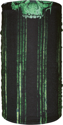 ZAN HEADGEAR Motley Tube‚Â Fleece Lined Tube - Cyber Skull TF452
