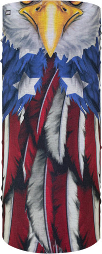 ZAN HEADGEAR Motley Tube‚Â Polyester Neck Tube - USA Eagle T454