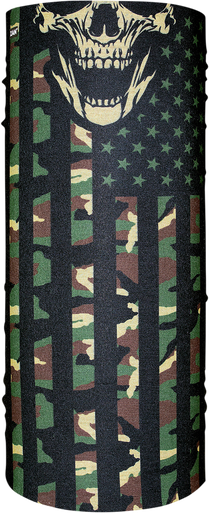 ZAN HEADGEAR Motley Tube‚Â Polyester Neck Tube - Camo Flag T460