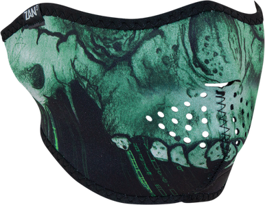 ZAN HEADGEAR Half-Face Mask - Cyber Skull WNFM452H