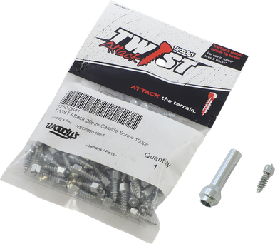 Woody's Attack 20mm Twist Tire Screws for ATVs and UTVs 100 Pack WST-0620-100