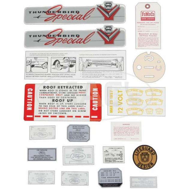 Decal Kit - Ford Skyliner Retractable Hardtop