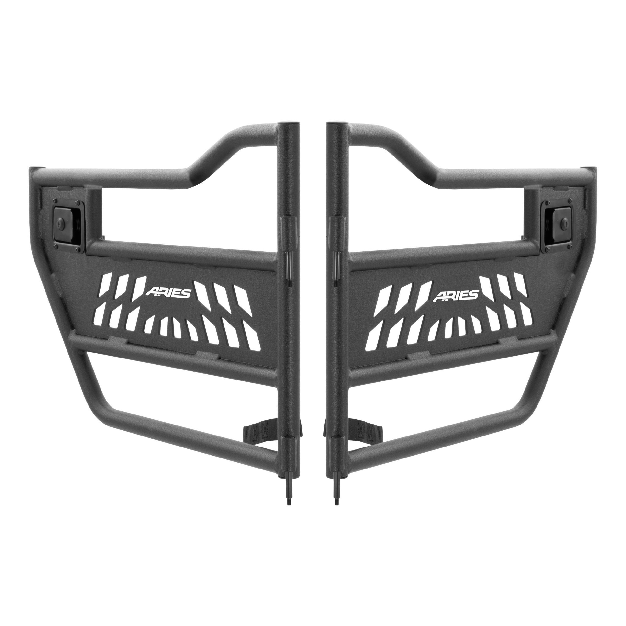 ARIES 2500200 Jeep Wrangler JL, Gladiator Aluminum Rear Tube Doors