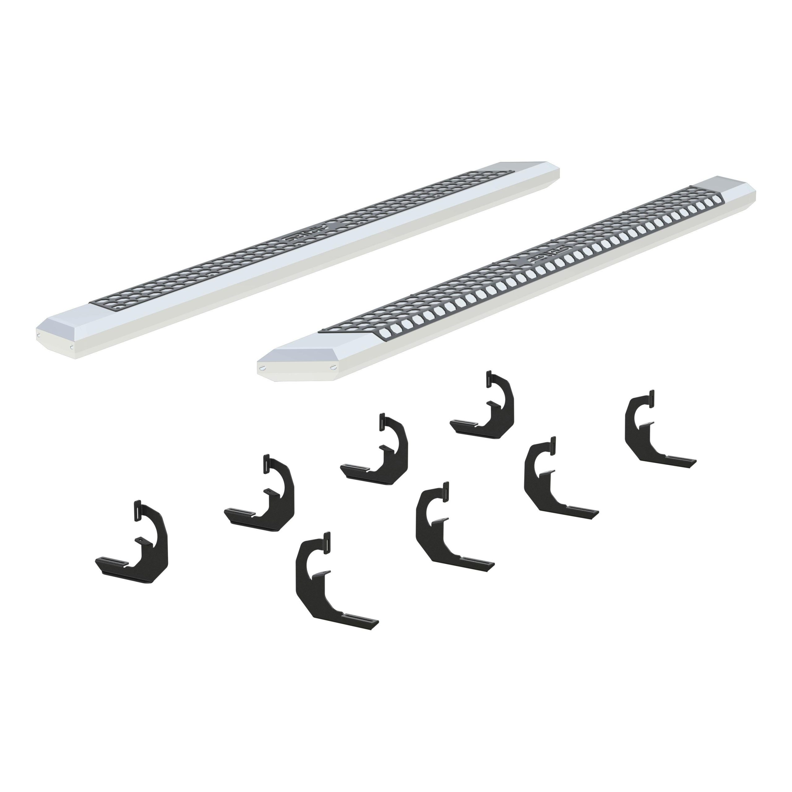 ARIES 2555047 AdvantEDGE 5-1/2" x 91" Chrome Aluminum Side Bars, Select Chevrolet, GMC