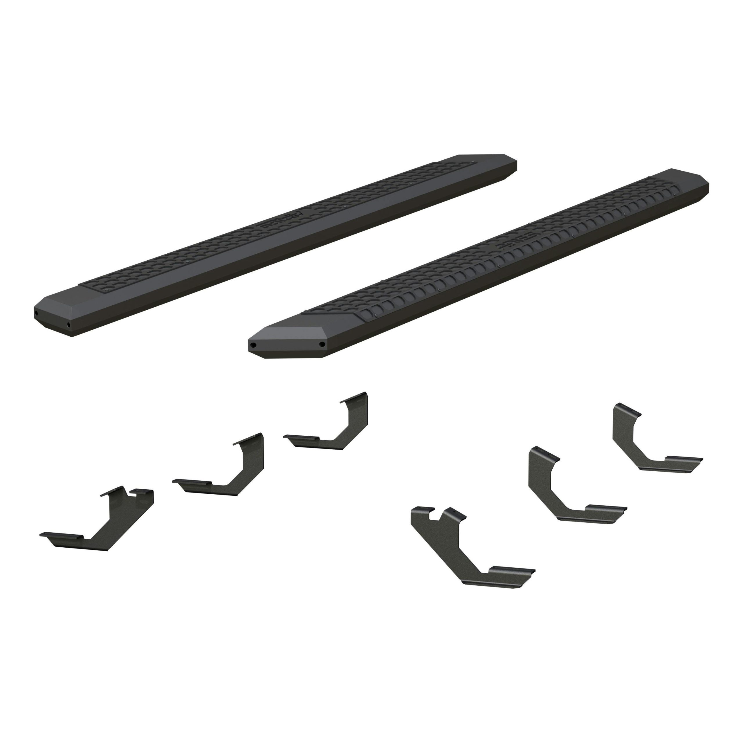 ARIES 2556023 AdvantEDGE 5-1/2" x 85" Black Aluminum Side Bars, Select Toyota Tacoma