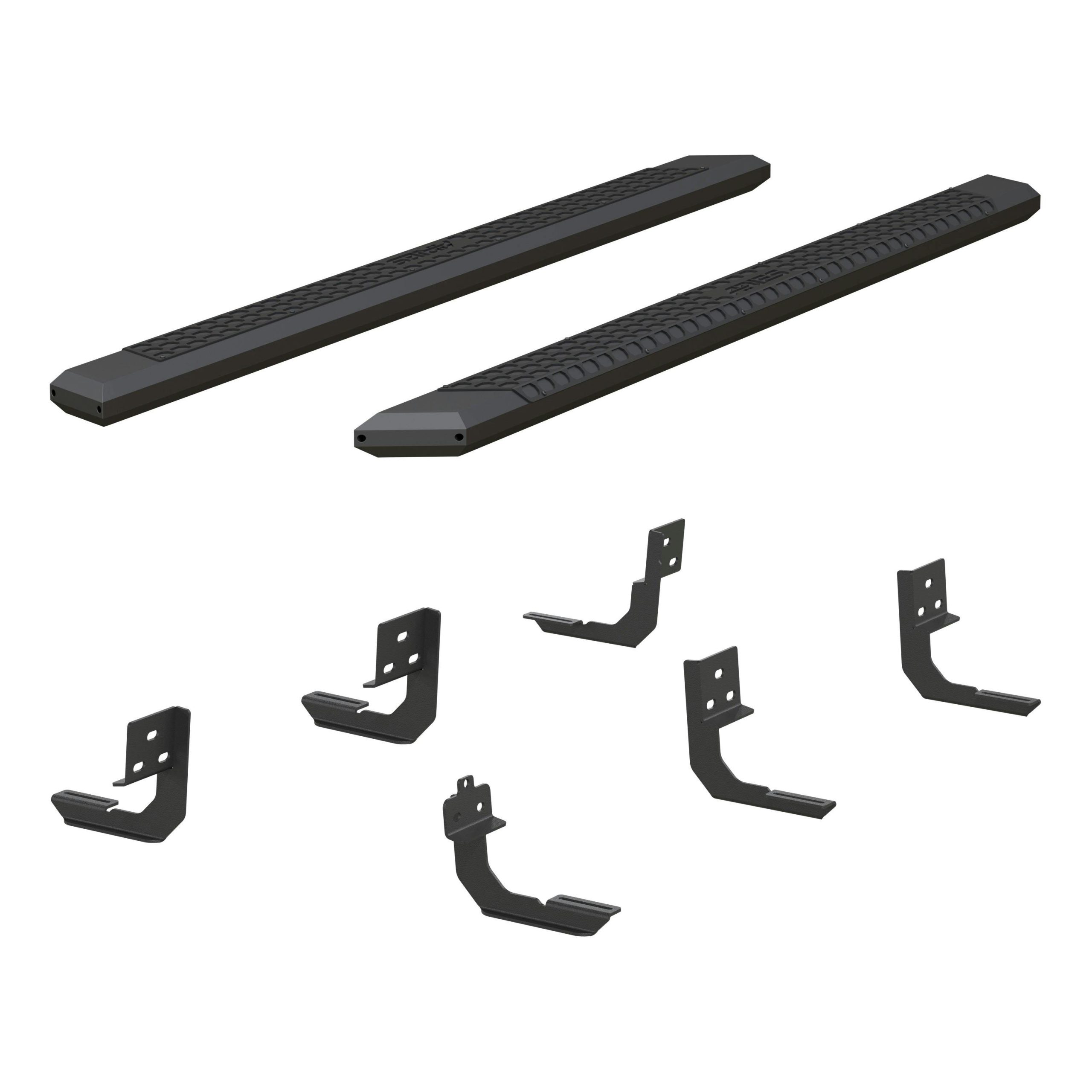 ARIES 2556026 AdvantEDGE 5-1/2" x 91" Black Aluminum Side Bars, Select Ram 2500, 3500