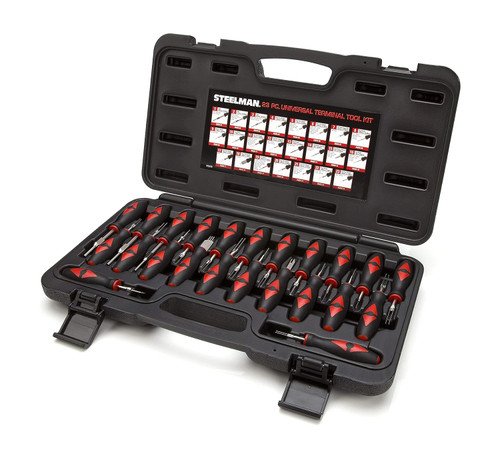 23-Piece Universal Terminal Tool Kit for Auto Technicians, Safely Remove Wires from Terminal Block Without Damage, Variety of Blade Styles