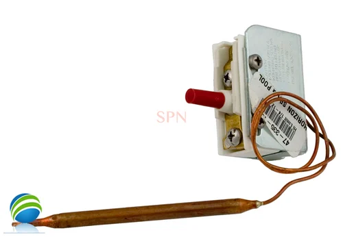 25A High Limit Safety Switch – 12″ Capillary, 1/4″ Bulb, SPST Screw Terminal