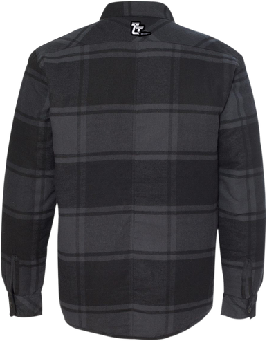 THROTTLE THREADS Drag Specialties Quilted Jacket - Plaid - Medium DRG24J86BKMR