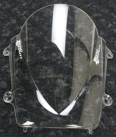 ZERO GRAVITY Double Bubble Windscreen - Clear - 600RR 16-408-01
