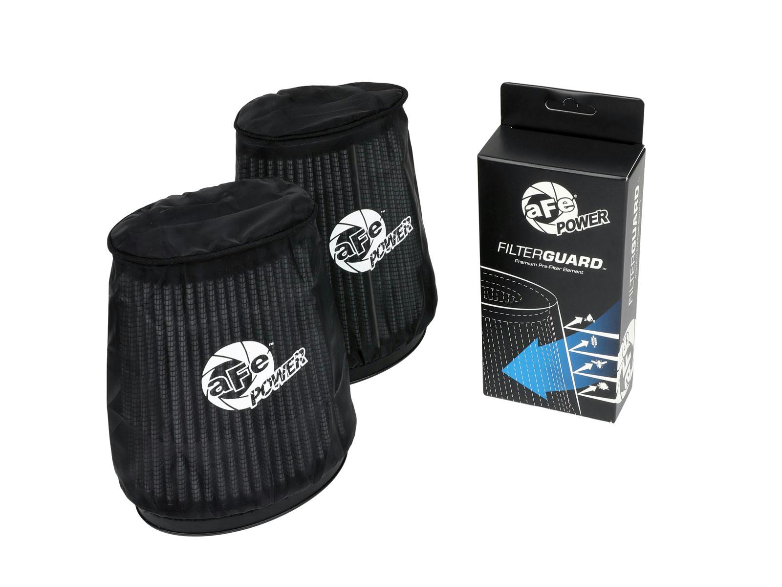 AFE 28-10253M aFe POWER Filter GUARD Pre-Filter (Pair) - Black