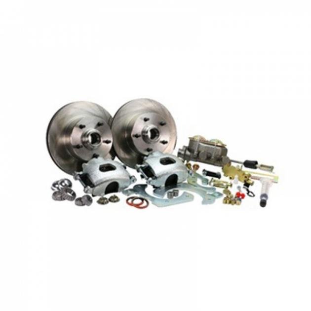 Classic Chevy -Front Disc Brake Conversion Kit For Stock Spindles, Manual, 1955-1957