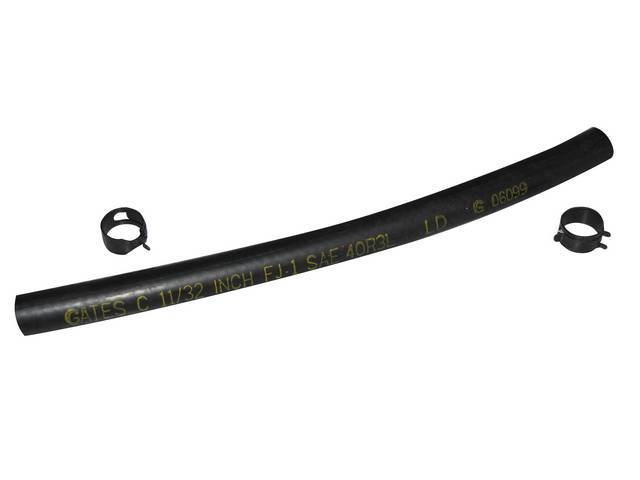 Power Brake Booster Vacuum Hose, concours, dated 6/9/69
