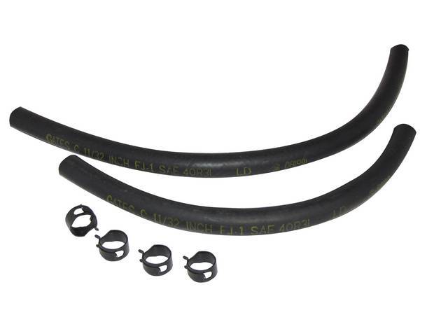 Power Brake Booster Vacuum Hose, concours, dated 8/18/69