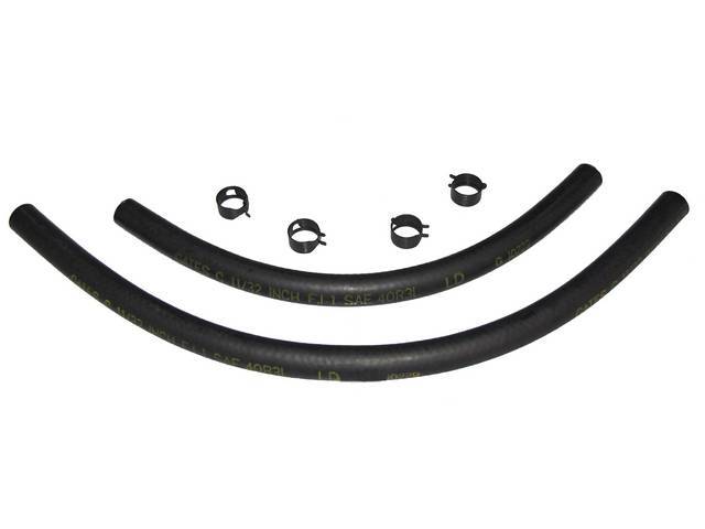 Power Brake Booster Vacuum Hose, concours, dated 10/22/69