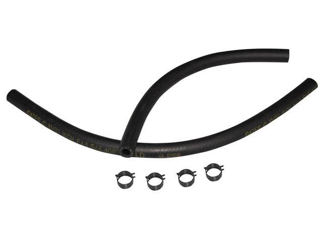 Power Brake Booster Vacuum Hose, concours, dated 12/15/69