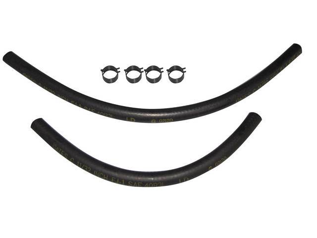 Power Brake Booster Vacuum Hose, concours, dated 2/12/70