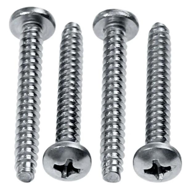 Redline Restomotive 1964-1968 Ford Mustang Stainless Steel Park Lamp Lens Screw Set