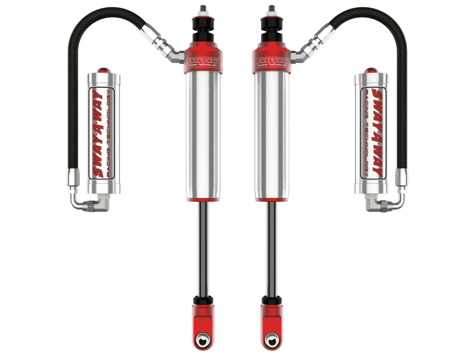 AFE 301-5600-15 Sway-A-Way 2.5 Front Shock Kit w/ Remote Reservoirs for 2-3.5 IN Lift