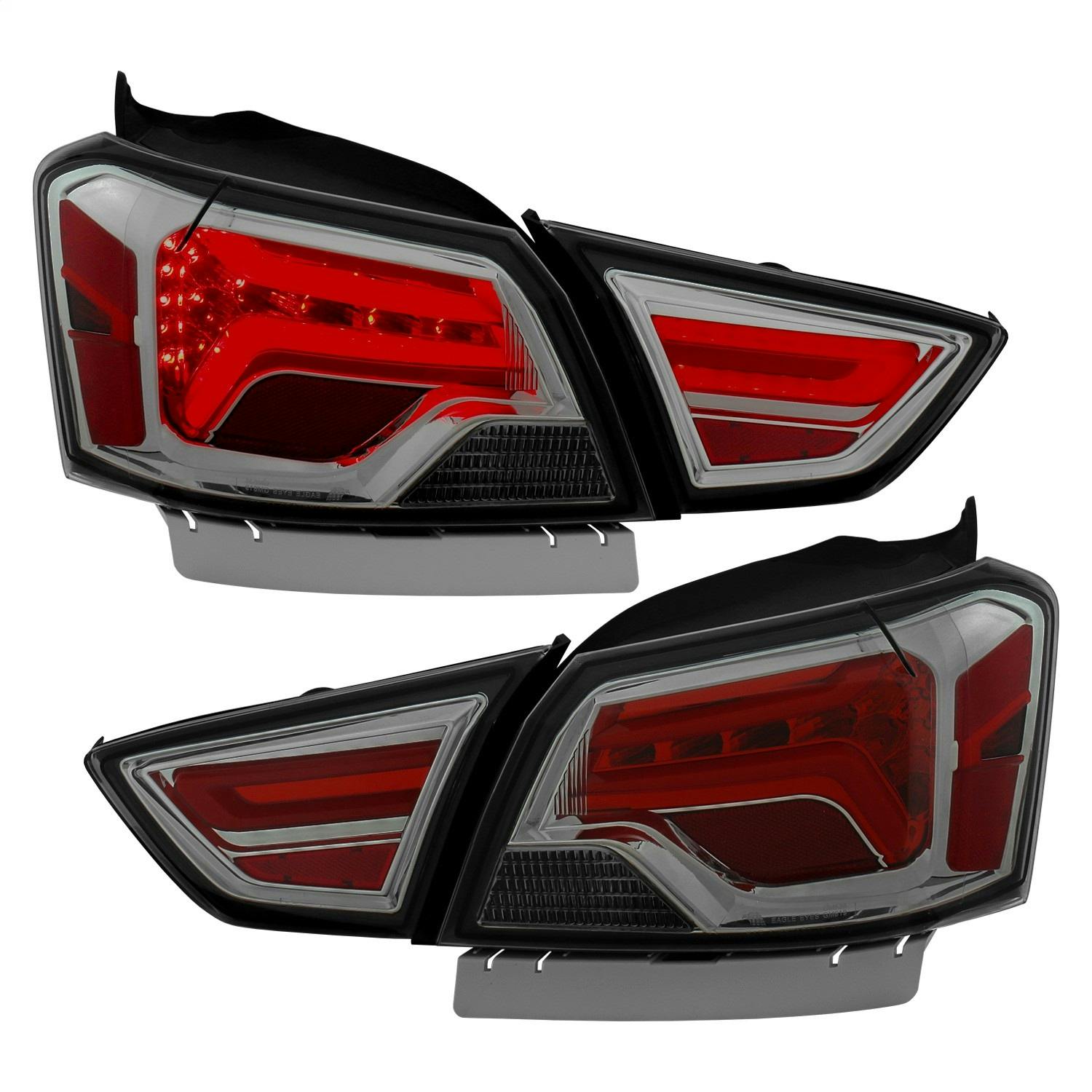 AnzoUSA 321345 LED Taillights Smoke