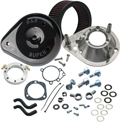 S&S CYCLE Teardrop Air Cleaner - Gloss Black - Twin Cam 170-0181A