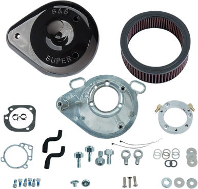 S&S CYCLE Teardrop Air Cleaner - Black - '01-'17 170-0304B