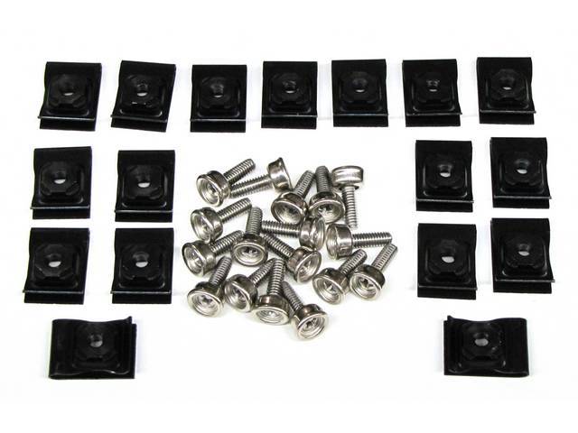 Convertible Boot Snap Stud and Nut Kit