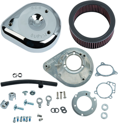 S&S CYCLE Teardrop Air Cleaner - Chrome - '08-'17 170-0305B