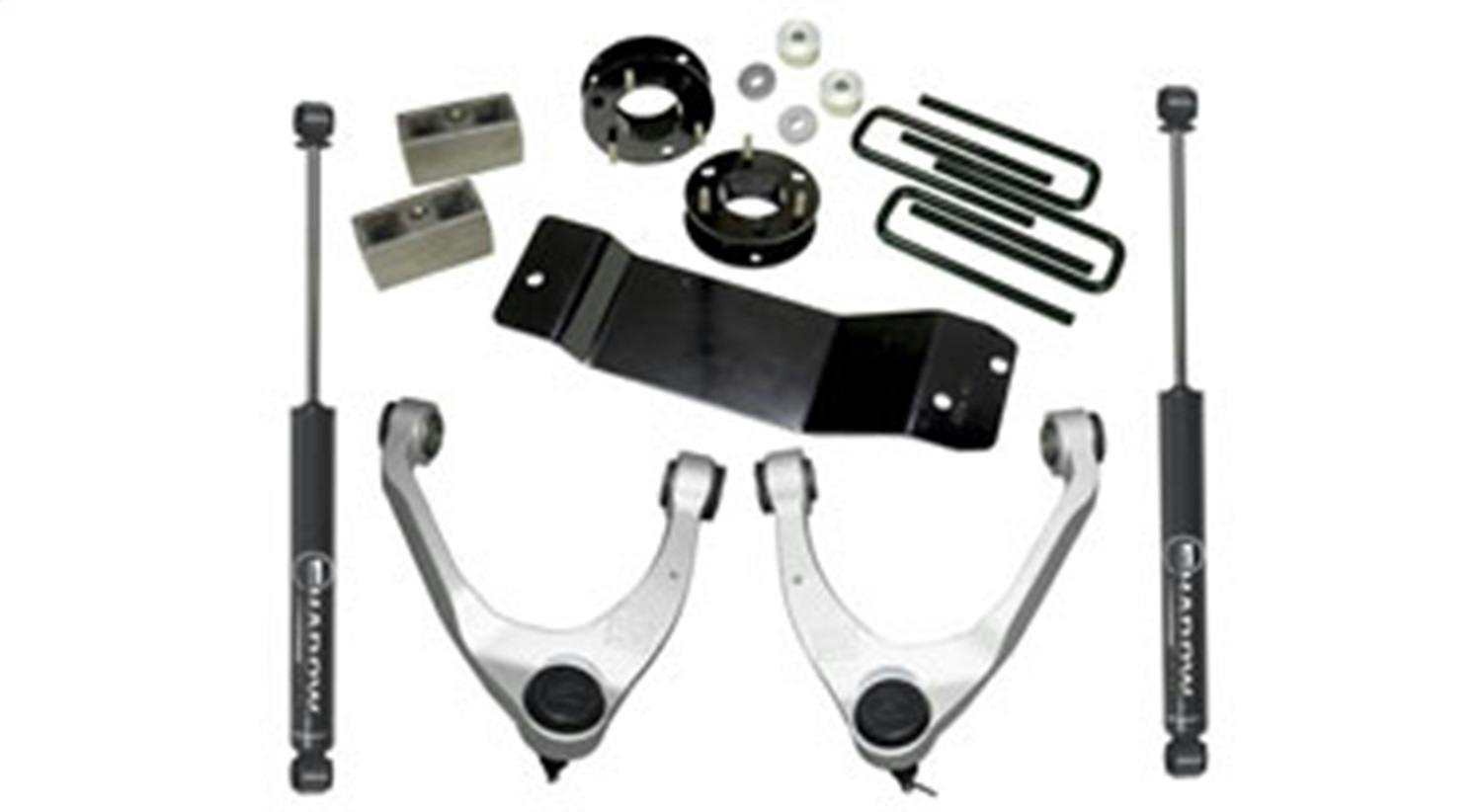 Superlift 3600PR Cast Upper Ctrl Arms - 14-18 GM 1500 w/OE Al or SS Ctrl Arms 2-3.5" Front Lift