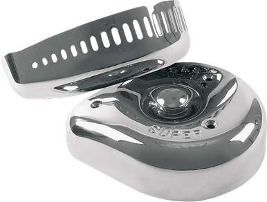 S&S CYCLE Slasher Air Cleaner Cover for Super E/G Carburetors 17-0004
