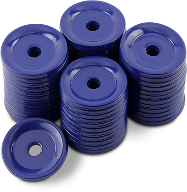 Woody's Support Plates Blue Round 48 Pack 2025 Ski-Doo MXZ 600 ARG-3795-48