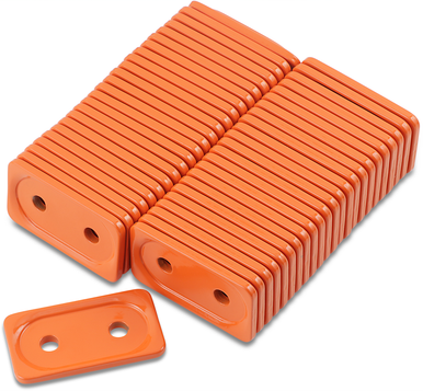 Woody's Double Digger Support Plates Orange 48 Pack ADG-3805-48
