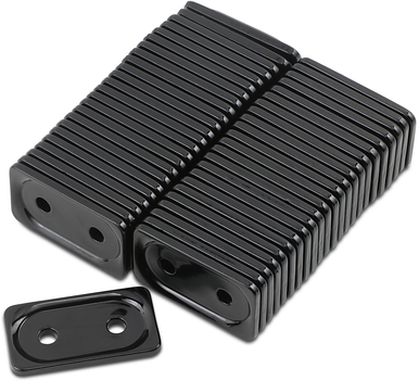 Woody's Double Grand Digger Support Plates Black 48 Pack ADG-3810-48