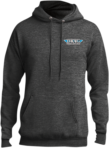THROTTLE THREADS Drag Specialties Hoodie - Gray - 3XL DRG29PC78HDHG3X
