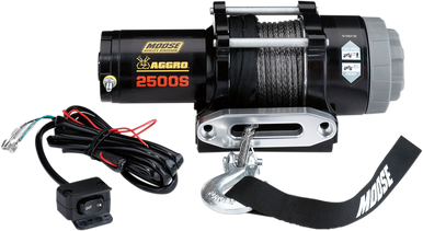 MOOSE UTILITY 2500 LB Winch - Synthetic Rope 104307