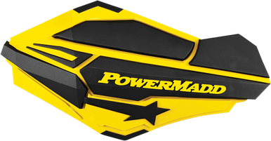 PowerMadd Sentinel Handguards Suzuki Yellow/Black 34406