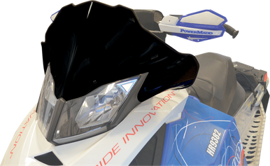 PowerMadd Cobra Low Windshield 12 inch Black for Ski-Doo MXZ X 600 2025 13413