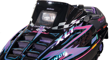 Powermadd Cobra Windshield 11.5" Black 1988-1998 Indy 11120