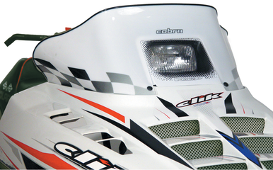 Powermadd Cobra Windshield 11.5" White 1988-1998 Polaris Indy 11123